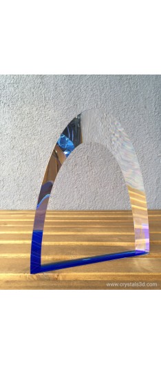 Coloured crystal 215*204*30 (8.5*8.0*1.2")