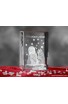 Crystal cuboid 50*50*80 (2.0*2.0*3.1") - Christmas snowman project