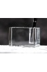 Crystal pen holder 110*70*40 (4.3*2.8*1.6")