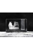 Crystal pen holder 110*70*40 (4.3*2.8*1.6")