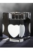 Crystal candle holder 60*60*80 (2.4*2.4*3.1")