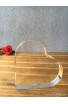 Crystal heart (sloping) 100*100*30 (3.9 *3.9*1.2")