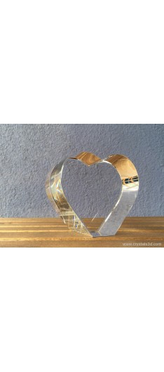 Crystal heart (thick)